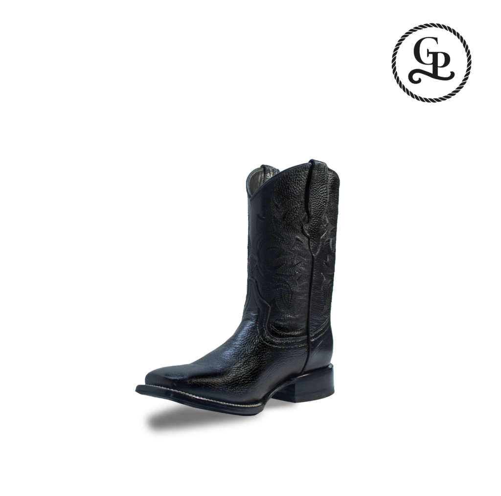 bota vaquera horma bulldog piel borrego