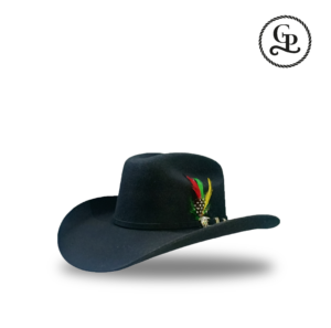 texana de lana color negro estilo country