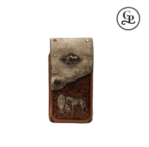 portacelular pelo cincelado color miel