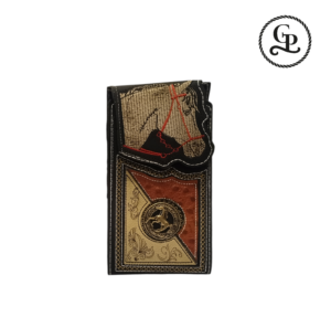 f_07-01-01 Portacelular galaneada caballo color negro