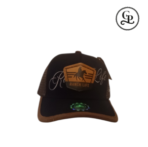 Gorra vaquera Ranch life vaquero color negro